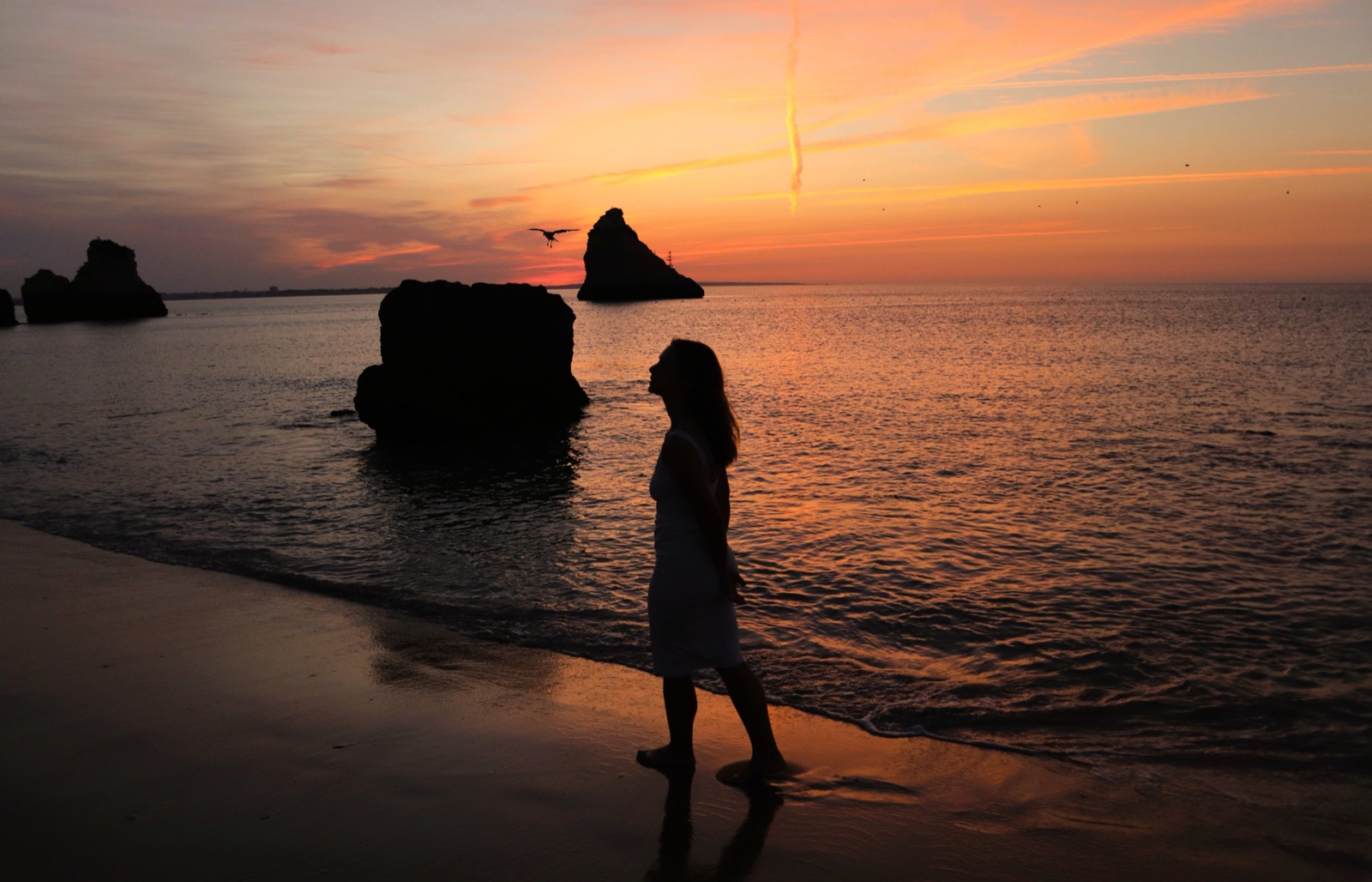 Giulia sunrise silhouette