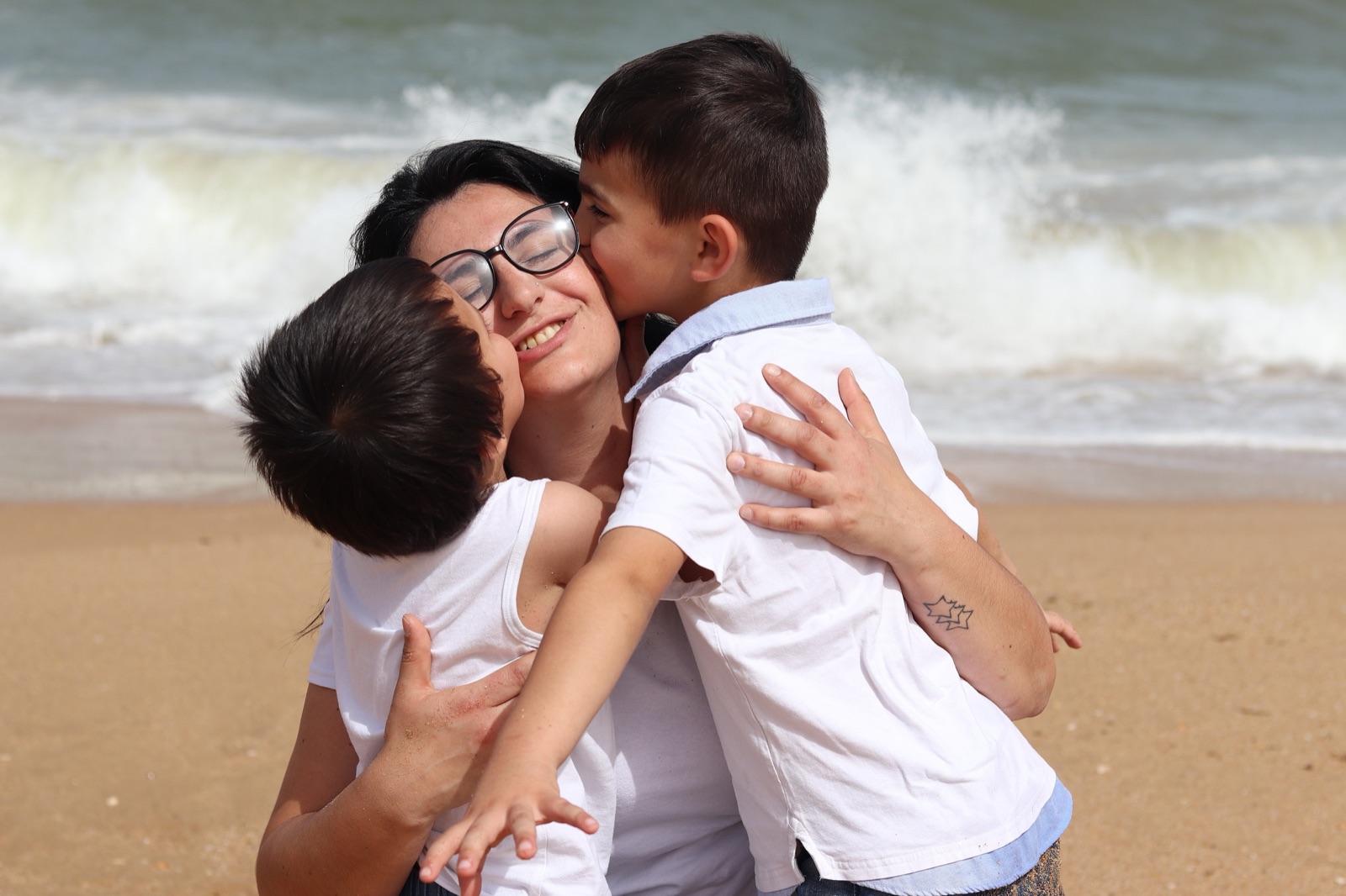 Joana and her boys